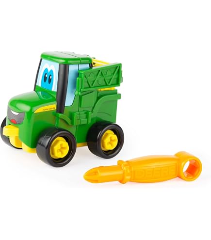 Jouet Construction John Deere John Deere Kids Je Construis Mon Camion Benne - Camion Agricole Démontable 13 Pi Motricité Fine Enfant