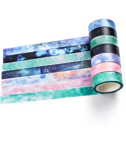 MT Washi Masking Tape For Kids - Constellation Pattern, 15mm X 7m Decorative Craft Tape