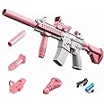 Star Impex Electric M416 Automatic Water Gun Toy| 500cc Large Tank Capacity with Cola Bottle Attachment | Shoots Water Up to 32 Feet for Beach and Outdoor Fun | Pink Color Design |