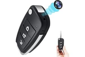 ZGSZ Cámara Oculta Llave del Coche, Mini Cámara Espía del Coche HD 1080P Llavero Portátil Cámara de Vigilancia de Seguridad con Detección de Movimiento y Visión Nocturna