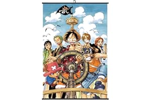 FISAPBXC One Piece Rollbild, Anime Poster Granes, Carteles de Lienzo, Wall Scroll para Decoración de Pared 40 x 60 cm Manga Poster