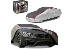 ‎LST LST Hagelschutzplane Auto, Premium Hagelschutz Abdeckplane Auto, Car Cover Outdoor, 8mm Eva-Hybrid-Schaum, A‌uto Abdeckplane Außenbereich A‍uto Abdeckung, Autogarage wasserdicht (M max. Länge 415cm)