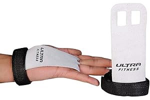ULTRA FITNESS Leather Grips Gymnastic Palm Protectors Hand Guards Gym weight lifting Gloves calisthenics Pull up