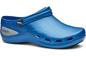 Toffeln AktivKlog Clogs – Lightweight, Comfortable, Breathable, Slip Resistant, Theatre Clogs - Shock Absorbing Anti-Static Materials, Microfibre Insole, Perfect for Nurses & Doctors