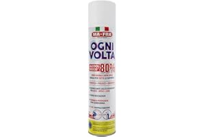 MA-FRA MAFRA, Ogni Volta, Spray Igienizzante a Secco Istantaneo, Alcool 80%, Ideale per Tutte le Superfici Lavabili, Non Lavabili e Ambienti, Pulisce, Purifica, Deodora, Non Bagna e Non Unge, 300ml