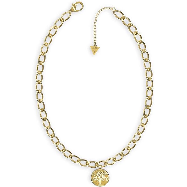 Collana Da Donna Guess In Acciaio Inox - Lunghezza 50 Cm, Chiusura A Moschettone, Colore Argento - 6