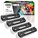 Price comparison product image Cool Toner 4 Packs Compatible for HP 78A Toner HP CE278A for HP LaserJet P1606DN Toner, Canon i-Sensys LBP6230DW LBP6200D, HP LaserJet Pro P1566 M1536 MFP M1536DNF P1560 P1606, Canon LBP6200dw LBP6230d