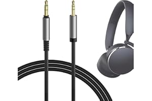GEEKRIA QuickFit Audio Kabel Kompatibel mit AKG Y500, Y50, Y40, N60NC, N700NC, N60, Y50BT, Y45BT, N700NC M2, N90Q Kopfhörer, 2.5mm AUX Ersatz-Stereokabel (1.2m)