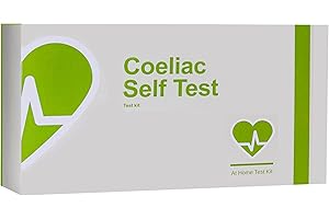 HEALTHY STUFF ONLINE Celiac Test kit NHS Approved | Gluten Intolerance Test Easy & Accurate Coeliac Test Results in 10-Minutes