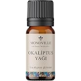 Monoville Okaliptus U&ccedil;ucu Yağı 10 ml% 100 Saf ve Doğal (Eucalyptus Essential Oil)