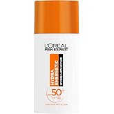L'Oréal Paris Men Expert Hydra Energetic UV Face Daily Fluid SPF50+ | SPF50+ Invisible Fluid, Protects From UV Damage, With V