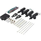 4-Pack Universal 12V Car Remote Central Control Locking Kit, Heavy Duty Power Door Lock Actuator Auto Locking Security Key-fr