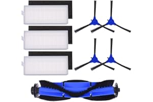 Neutop Replacement Parts for eufy RoboVac 11S, 15T, 30, 30C, 15C, 12, 25C, 35C, Robot Vacuum Accessories with 1 Rolling Brush 3 Filter Sets 4 Side Brushes