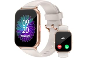 RUIMEN Smart Watch Answer Dial Call,Smart Watches for Women Men HD Touch Screen Fitness watch with SpO2-Monitor Heart Rate Sleep Monitor Pedometer Watch Multi Sports Mode for Android iOS