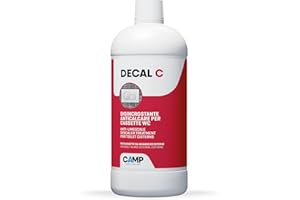 CAMP DECAL-C, Disincrostante Anticalcare per Cassetta WC da Incasso o Esterna, Scioglie Incrostazioni e Depositi Calcarei e Migliora l'Efficienza del Galleggiante - Pulizia Bagno, Made in Italy, 1l