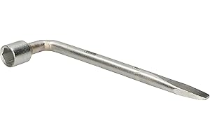 KOTARBAU® Klucz do kół samochodowych, wygięty, 21 mm, ze stali węglowej, chromowany
