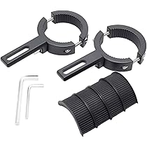 IKALULA 2er Set Universal Scheinwerferhalterung 38-60mm - Für Motorrad, ATV & LKW