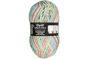 Frida's Wollhaus Opal 100 g Hundertwasser Sockenwolle 4-fach Strümpfe Socken Stricken 24 Farben (2101 | Autobus-Fenster)