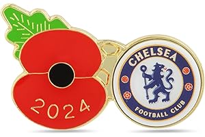 THE ROYAL BRITISH LEGION Chelsea Poppy Football Pin 2024