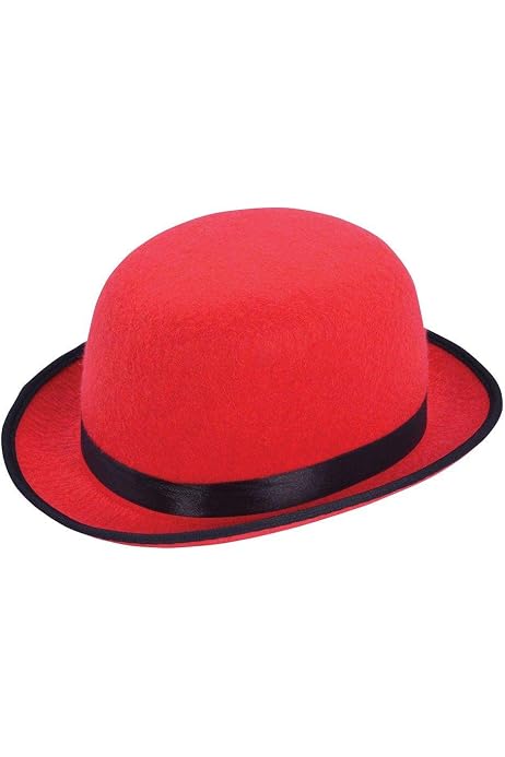 Chapeau Melon Pour Déguisement - Style British, Noir, Taille Unique - Pour Soirée Déguisée Ou Halloween