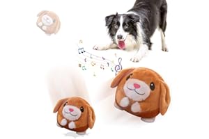 COMEPEW Giocattolo Per Cani, 2024 Neu Giochi Per Cani Interattivi Palla, Giocattoli Peluche Per Animali Domestici Interactive Dog Toy Giocattolo Interattivo Peluche Per Cani Active Moving (Cane)