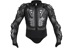 M&Catree Giacca Moto Corpo Armatura Indumenti di Protezione Completa Moto Professionale Sportivo per Adulto Spina Dorsale Tuta da Motociclista