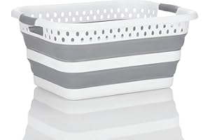 König Design Cesto Pieghevole - 24 Litri, Utilizzo Universale - Cesto Multiuso