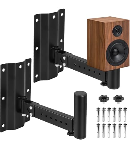 Adaptateur Rotatif Métal Pour Haut-parleur DJ Sur Trépied – 35 Mm, Angle Réglable, Charge 30 Kg, Noir