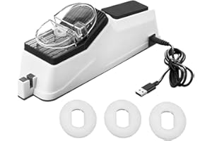 ACUNNY Messerschärfer Elektrisch | Elektrisches Und Manuelles Schärfen Elektrischer Messerschleifer, Scherenschleifer, Messerschärfer, Knife Sharpener, Diamant Messerschärfer