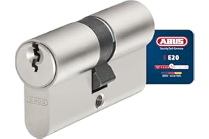 ABUS Profilzylinder E20NP 28/28 - Türschloss für Sicherheit an Haus- und Wohnungstüren inkl. 3 Schlüssel - ABUS Sicherheitslevel 5