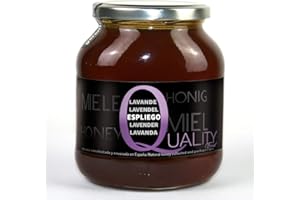 QUALITY ROASTERS COFFEES Miel pura de abeja 100%. Miel cruda de Espliego. Producida en España. Sin pasteurizar ni calentar. Artesana en tarro de cristal de 1Kg.