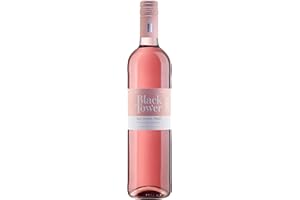 Black Tower Alcohol Free Rose Wine NV, Non-Alcoholic, Gifts for new Mums, Ideal for Baby Shower or Festive Party for Non Drinkers and Drivers, Low Calorie - 75cl - Pack of 6