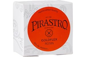 Pirastro Goldflex Violin Rosin for Enhanced String Performance - Violin-Grade Rosin Designed for Evah Pirazzi Gold Strings - Smooth Playing with Rich Sound Projection, Made with Natural Resin