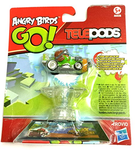 Angry Birds GO! Telepods Kart Green Pig with HELMET {Green Cart}