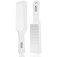 VEGA PROFESSIONAL Clipper Comb for Salon with Anti-Static, Hair Cutting Combs Great for Barbering and Styling, White (VPPCC-01)
