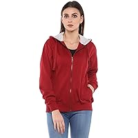 Alan Jones Clothing Women's Cotton Hooded Sweatshirt