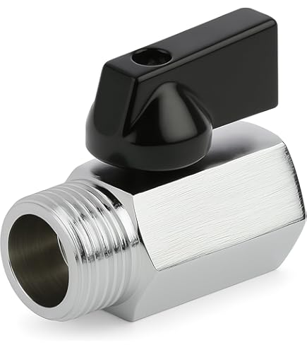 Mini Valvole A Sfera Con Impugnatura A Manopola Su Un Lato, Compatte, PN 20 - Foto 2