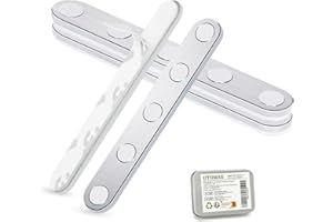 ‎UTOMAG UTOMAG 4 Stück Magnete Selbstklebend Extra Stark 68x10x2mm Magnetband Flach Stark Magnetband zum Kleben Neodym Magnete Klebemagnete für Schule, Büro