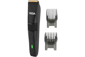 VEGA P2 Beard Trimmer For Men With 160 Mins Runtime, Titanium Blades & 40 Length Settings, (Vhth-26), Battery Powered, Corded