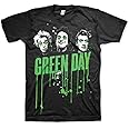 Green Day Men's Drips Short Sleeve T-Shirt, Black, Medium