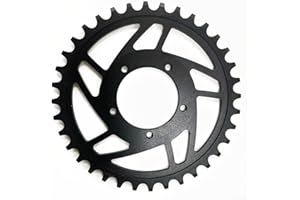 VOOTNIFIG Electric Bike Chainring Compatible with Bafang Series Motors 9-11 Speed 32-38T Replacement Part Easy Install(38T)