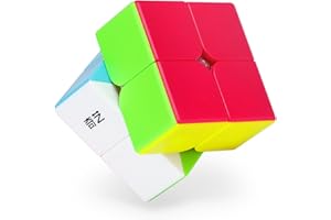 XMDCuber QY Toys QiDi S2 Speed Cube 2x2 Stickerless, 50MM Cubo Magico 2x2x2 Puzzle