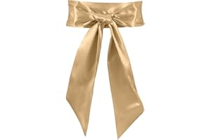 JasGood Cintura da donna per abito da sposa, in raso, per feste, occasioni speciali, larghezza 3,7", taglia unica adatta a tutti