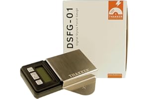 THAKKER DSFG-01 - Digitale Tonarm-Waage | präzise Messung/Einstellung der Tonnadel-Auflagekraft | Messbereich 0,01g - 200g | +/- 0,01g