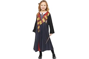 Amscan - Kostium dziecięcy Hermiona, Hogwart, Harry Potter, Gryffindor, czarodziej, mag, karnawał