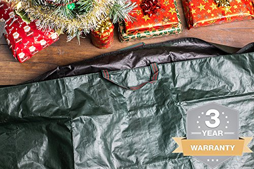 Aufbewahrungstasche für unechten Weihnachtsbaum – bestes Produkt auf Amazon – Grün – 100% Geld-zurück-Garantie – 3 Jahre Garantie - 4