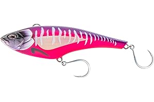Nomad Design Madmacs Offshore High Speed Fishing Lure,Trolling Minnow, with Super Strong BKK Hooks and Heavy Duty Split Rings, Autotune System,160/200/240 Sinking