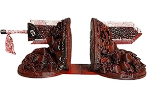 JSNKJLMN Berserk Serre-livres Furious Dragon Slayer en résine Œuvre décorative pour la maison ou le bureau