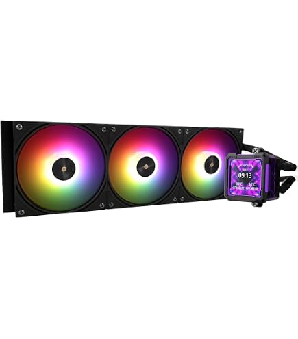 Refroidisseur CPU AIO Thermalright CORE VISION 360 - Écran LCD IPS 480x480 - Compatible AM5 & Intel - Refroidissement Haute Performance