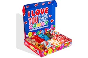 Wunnie box by American Uncle – Idee cadeau homme, coffret cadeau femme original pour anniversaire, Saint Valentin | boîte à bonbons de Saint Valentin de 1 kg.